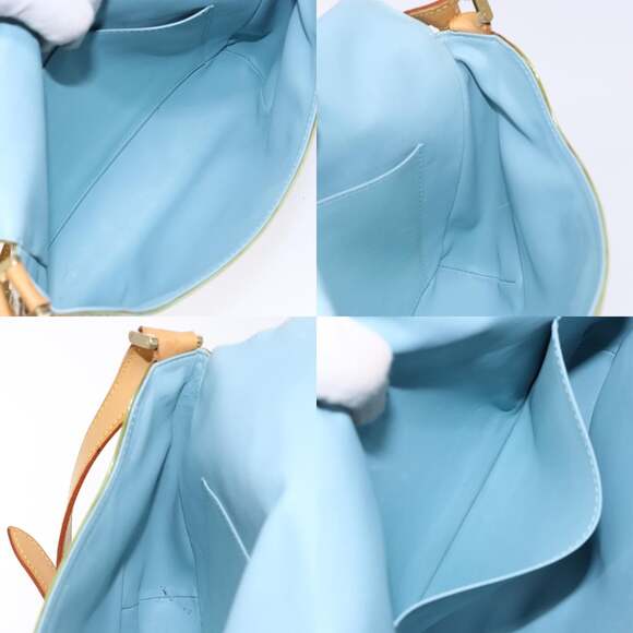 LOUIS VUITTON Monogram Vernis Thompson Street Bag Baby Blue M91009 - Picture 12 of 13